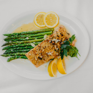 Baked Almond Salmon